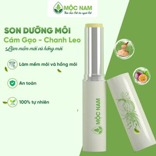 Son dưỡng môi tinh chất Cám gạo - Chanh leo Mộc Nam - Dưỡng ẩm, làm hồng môi tự nhiên, ngừa lão hoá