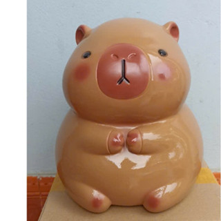 Heo đất lợn đất tiết kiệm Chuột Capybara size to - ống tiêt kiệm trang trí 