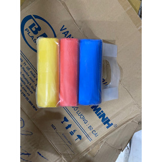 Sét 3 cuộn túi đựng rác đen/ màu tự phân huỷ