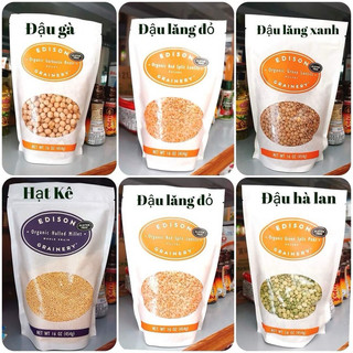 Đậu hạt hữu cơ Edison gói nhỏ cho bé ăn dặm
