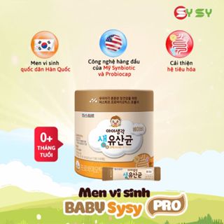  Men Vi Sinh cho bé Cải Thiện Biếng Ăn Lotte Sysy Pro  Hàn Quốc  - Hộp 60 gói Bảo hành 24 tháng 