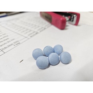 Cúc bọc vải size 10mm màu trơn