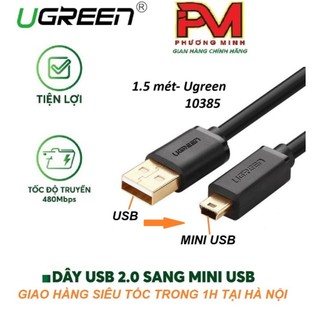 Cáp usb sang mini usb 1.5m ugreen 10385_hàng chính hãng bảo hành 12 tháng