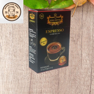 Cà phê hòa tan esspresso King coffee ( hộp 15 gói)