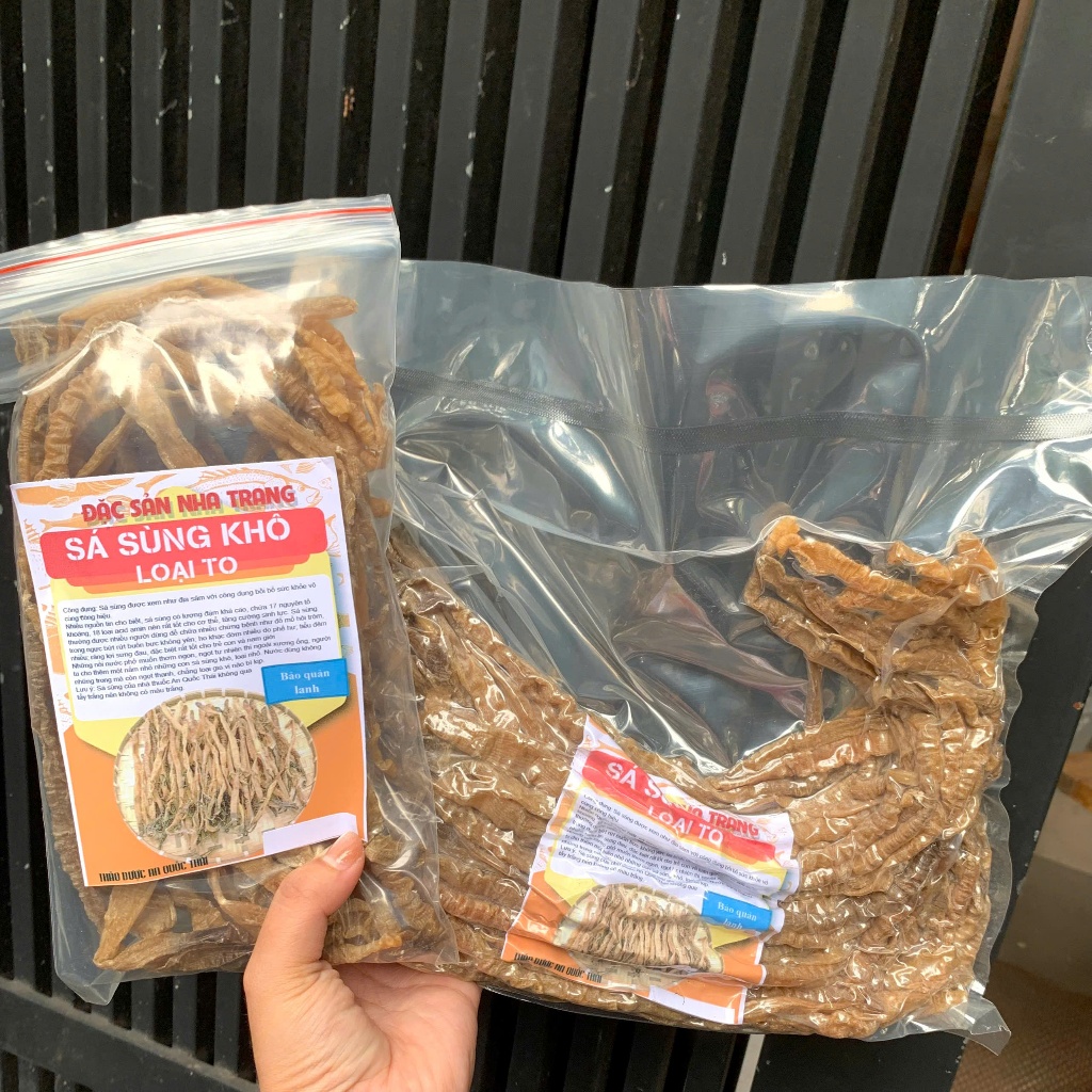 Sá Sùng Khô Nấu Phở 100g [Loại 1] Sạch Cát, Khô Sá Sùng Nấu Nước Lèo, Nước Dùng Siêu Ngon Ngọt