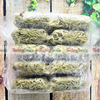 [CHỈ GIAO HCM] Mì Cha Soba Nhật Bản {Shimadaya} (5 Vắt) 1KG [Đông Lạnh] - Mì Soba Trà Xanh