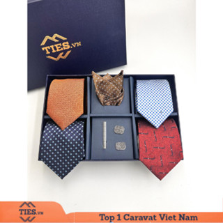 30+ Set Cà Vạt Quà Tặng Nhiều Món Cao Cấp Dành Cho Nam Giới Thanh Lịch, Sang Trọng