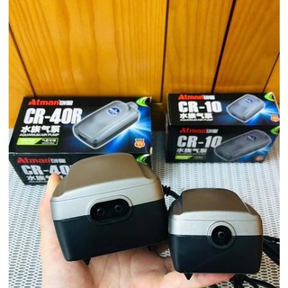 Máy sủi oxy Atman CR10 1 đầu vòi cho bể cá cảnh, thủy sinh siêu êm