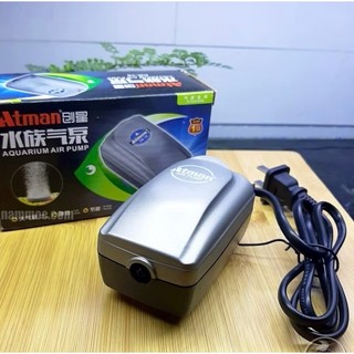 Máy sủi oxy Atman CR10 1 đầu vòi cho bể cá cảnh, thủy sinh siêu êm
