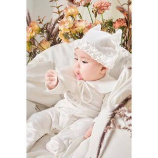 [ BST Sơ Sinh EBông ] Bộ đồ sơ sinh "Bông Búp Bê "  HEHEHIHI - BS10 ( Không kèm phụ kiện )