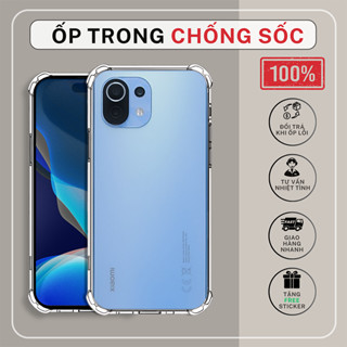  Ốp lưng Xiaomi 11 lite 5G NE 11T 11T PRO 12T PRO chống sốc silicon DẺO TRONG julyca | Vỏ điện thoại Xiaomi bảo vệ cam 