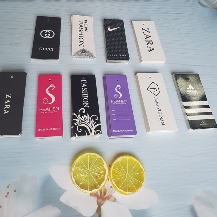 combo 100 mác quần áo,tag giấy,phụ kiện