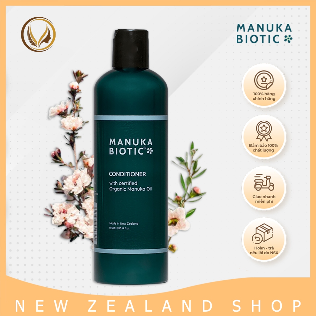 Dầu xả cho da đầu nhạy cảm New Zealand Manuka Biotic Conditioner For Sensitive Scalp 300ml