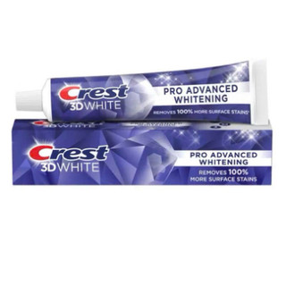 Kem Đánh Răng 3D Crest Plus Deep Clean Up To 2X 153g - 3D White Pro Advanced Whitening 147g Tím