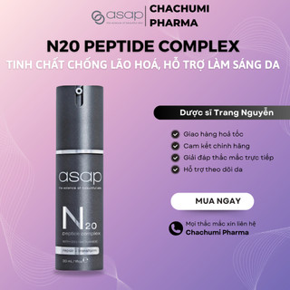  Asap N20 Peptide Complex – Tinh Chất Chống Lão Hoá Và Hỗ Trợ Làm Sáng Da 30ml 