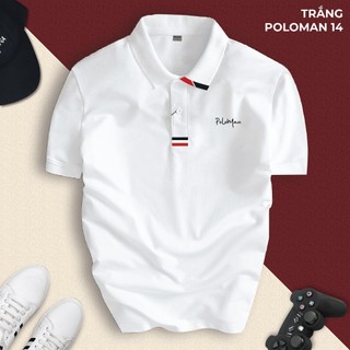  Áo polo nam cổ bẻ BASIC vải CVC cá sấu co giãn chuẩn form thanh lịch sang trọng 
