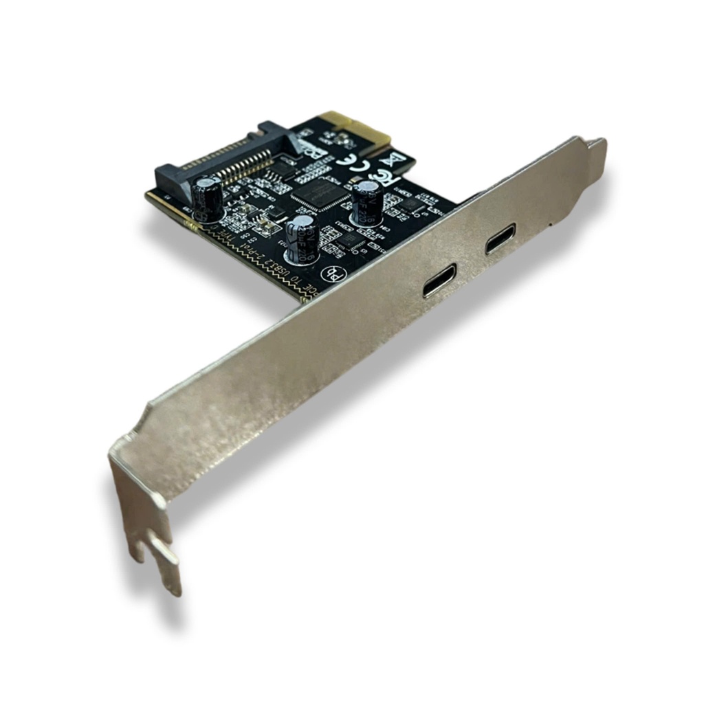 Card Mở Rộng pcie 2 usb 3.1 5gbps 3.1 usb  type c Sang pci-E x4 / x8 / x16 Cho windows USB 2 cổng  e