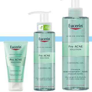 Eucerin Gel Rửa Mặt Da Dầu Mụn Eucerin Pro ACNE Solution Cleansing