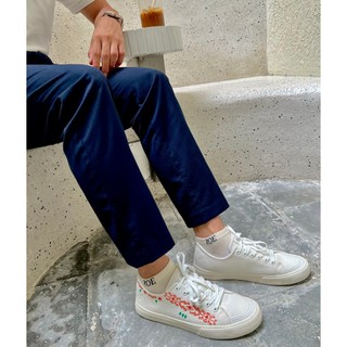 Giày Vải Thêu Hoạ tiết dân tộc ZOE Cham Sneaker Canvas Nam Đế Tăng Chiều Cao Độc đáo và Tinh Tế