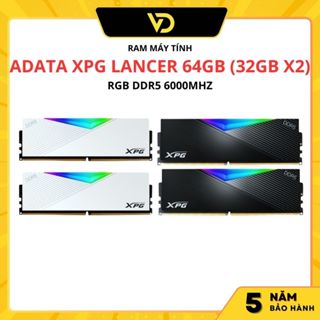 RAM MÁY TÍNH ADATA XPG LANCER RGB DDR5 64GB (32GB x 2) 6000Mhz - Hàng Chính Hãng