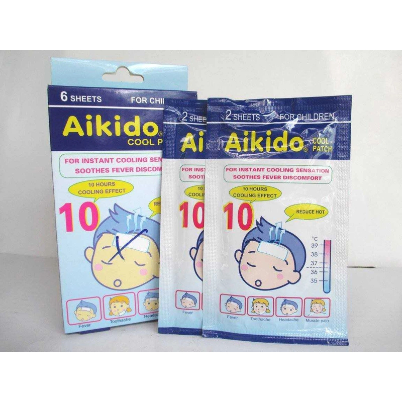 Dán hạ sốt Aikido Túi 6 miếng làm mát