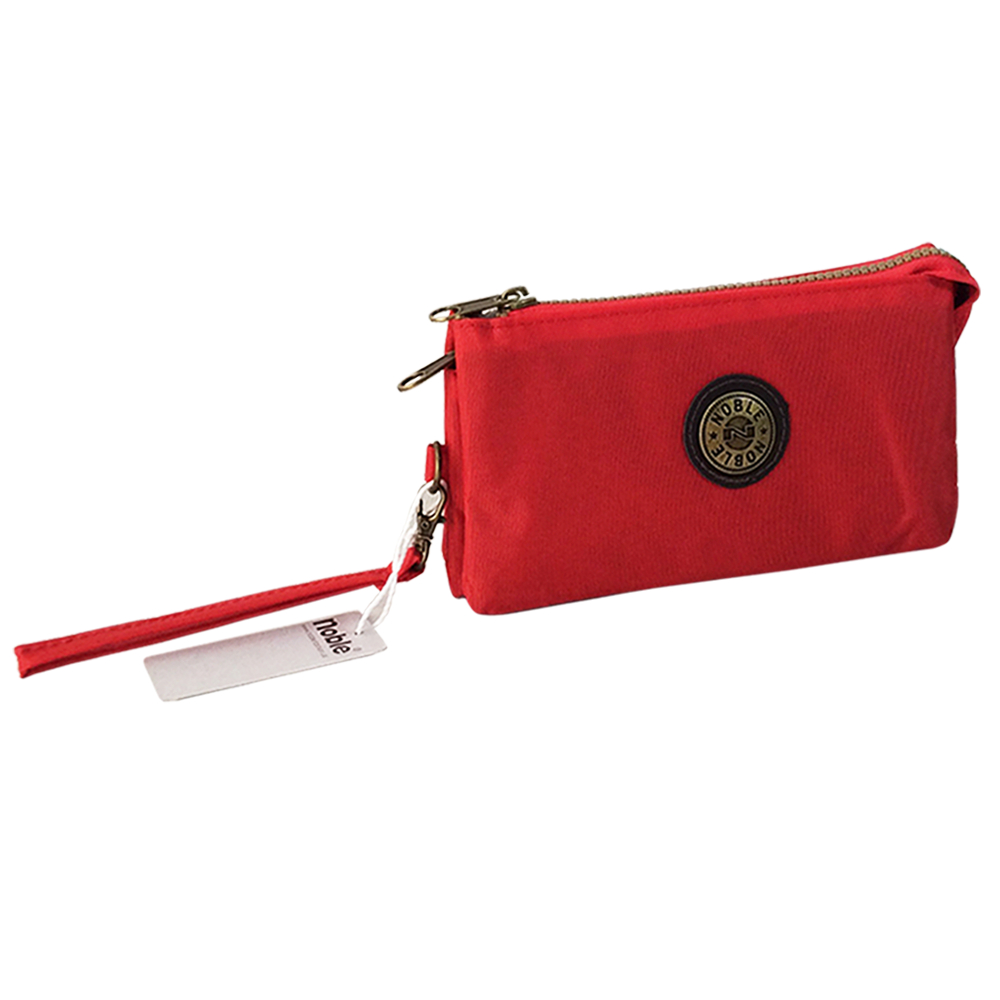 Ví nữ cầm tay chính hãng Noble, chất liệu vải dù, chống nước, siêu bền, Mã N716TRO, nhiều màu