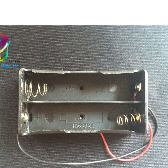 Đế pin 18650 loại 2 cell nối tiếp