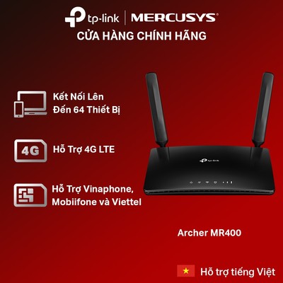 [Hỏa Tốc] Bộ Phát Wifi Di Động 4G TP-Link Archer MR400 Băng Tần Kép AC1200