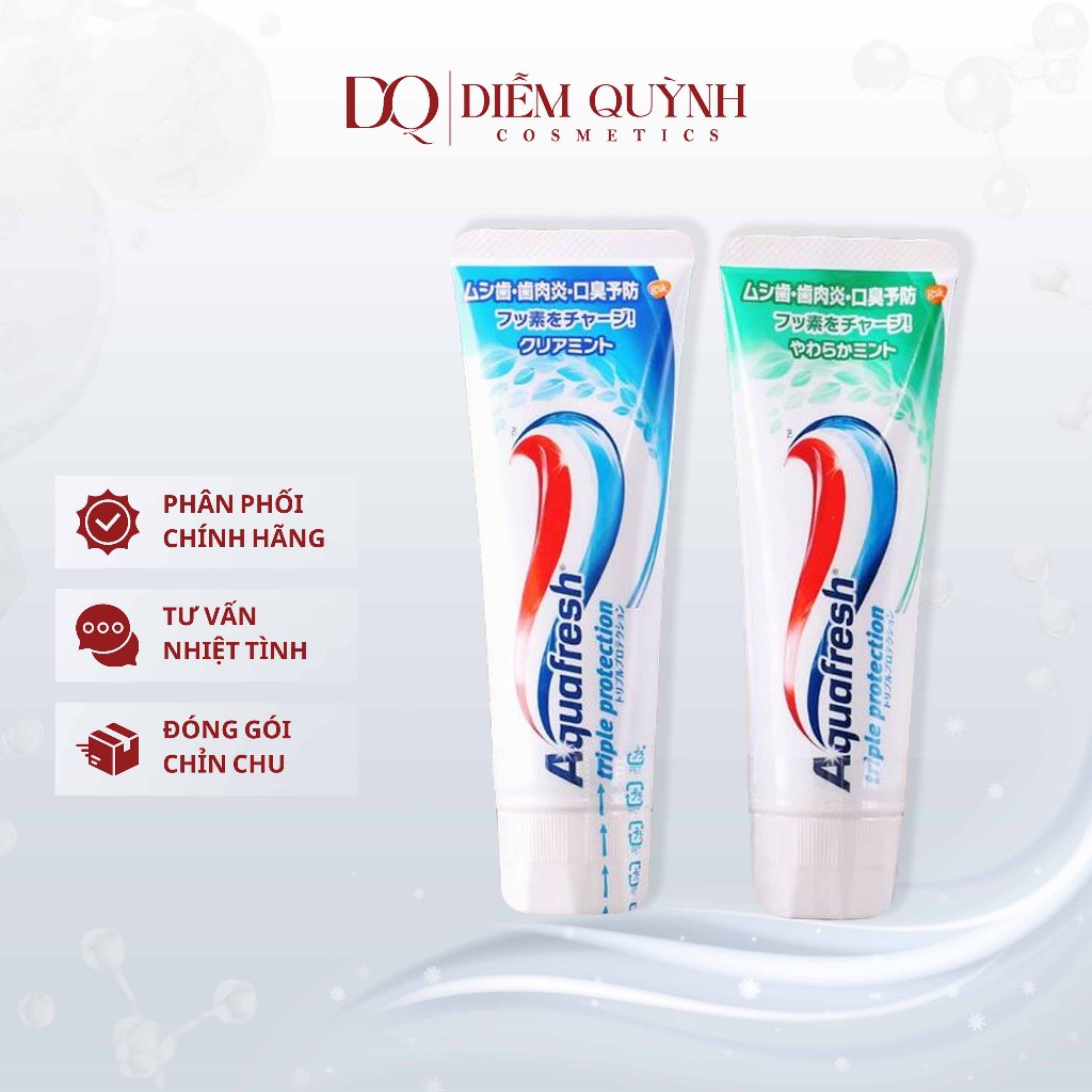 Kem đánh răng Aquafresh Triple Protection 140g Nhật Bản