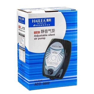 Máy sủi Ôxy Haile ACO 6602 1 vòi chỉnh lưu lượng cho bể cá cảnh