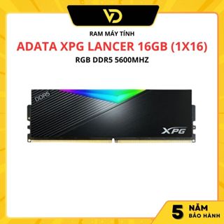 RAM MÁY TÍNH ADATA XPG LANCER RGB DDR5 16GB (1X16) 6000MHZ (AX5U6000C3016G-CLARBK)