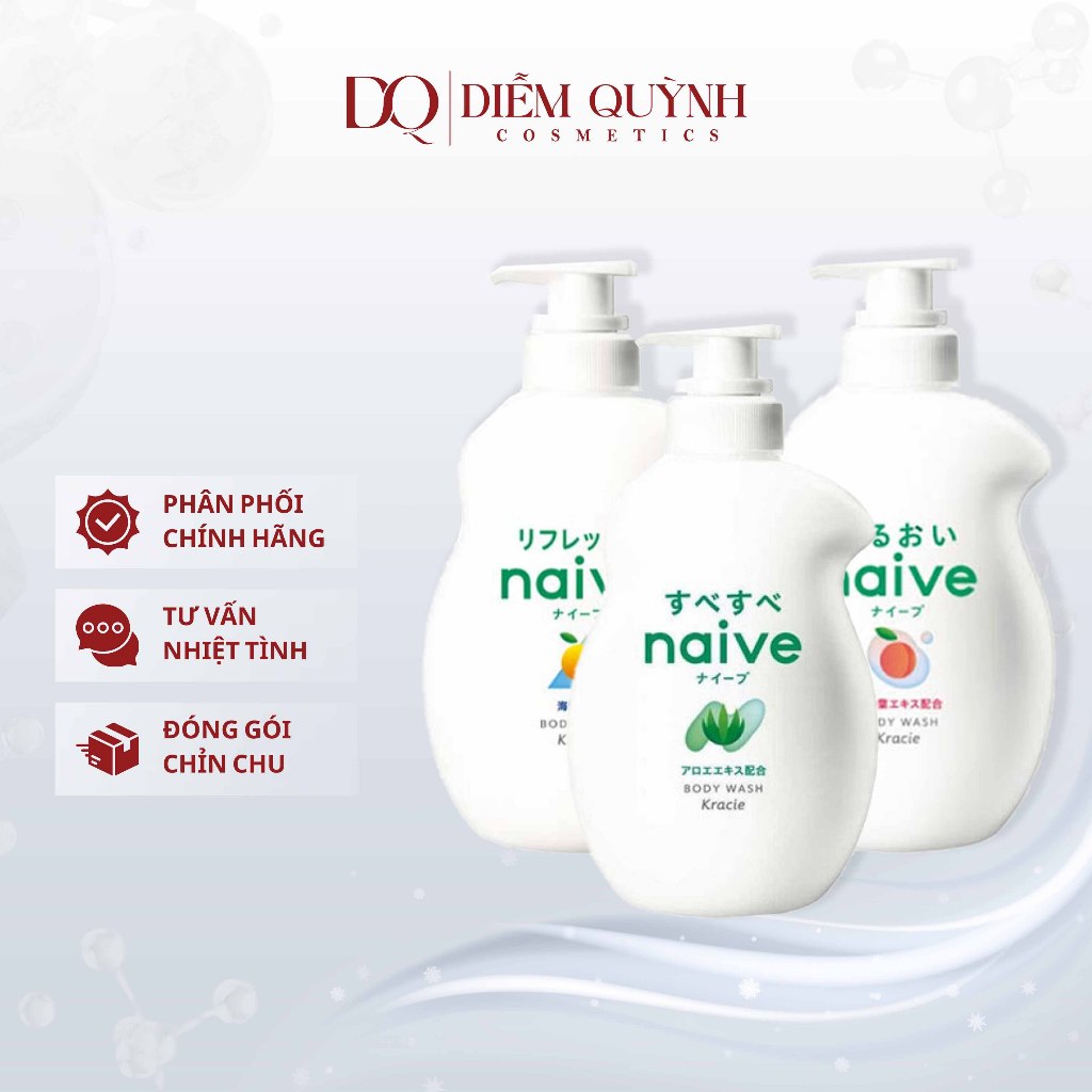 Sữa tắm Naive Kracie Nhật Bản 530ml