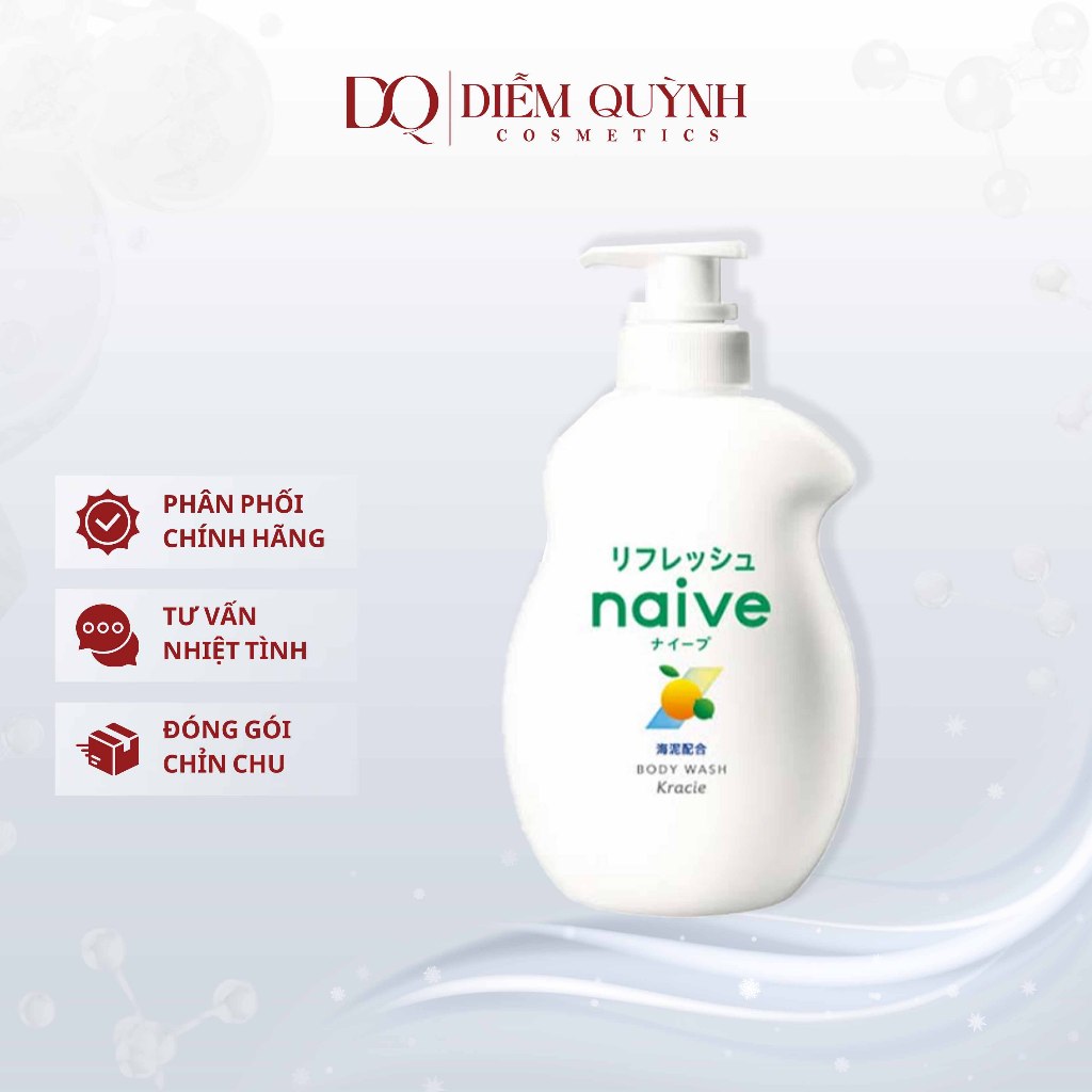 Sữa tắm Naive Kracie Nhật Bản 530ml