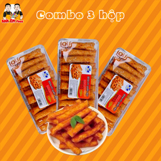 Combo 3 hộp BÁNH BÒ QUẨY HỘP đồ ăn vặt - Anh Em Food