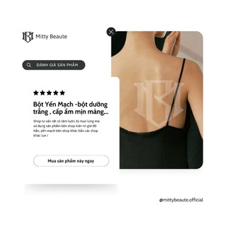 𝐁𝐎̣̂𝐓 𝐘𝐄̂́𝐍 𝐌𝐀̣𝐂𝐇 - Bột Yến Mạch Nguyên Chất dưỡng trắng, cấp ẩm dành cho face&body Mitty Beaute