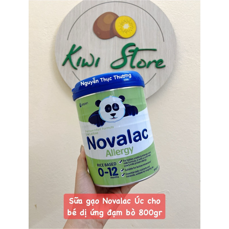 Sữa Novalac Allergy Úc cho bé dị ứng đạm sữa bò 800gr chuẩn bay air ✈️ (DATE MỚI 01/2026)