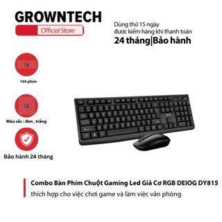 Bàn phím chuột không dây chính hãng DEIOG V31 Wireless 2,4GHZ full size 104 key mới 2024