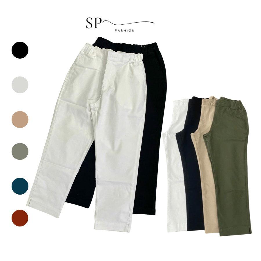 [LOẠI 1] QUẦN KAKI 9 TẤC nữ co giãn, QUẦN LỬNG 9 TẤC, form ôm dáng skinny, thoáng mát - SP Fashion