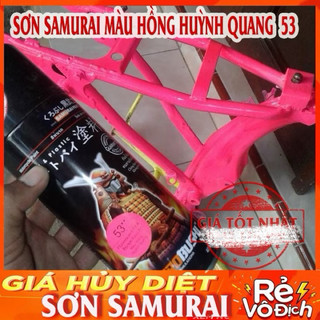 SƠN SAMURAI MÀU HỒNG HUỲNH QUANG - SAMURAI 53 CAO CẤP