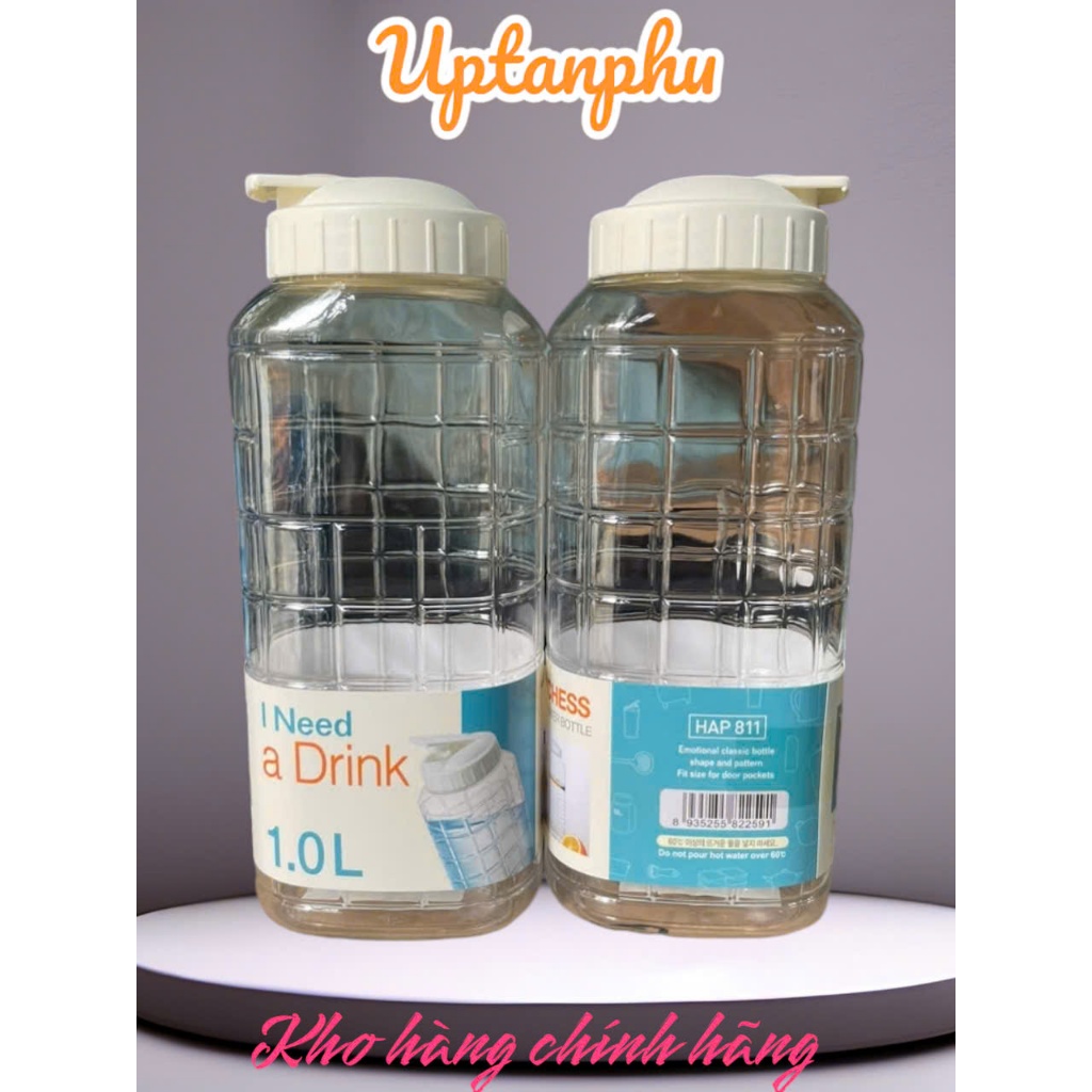 Bình Nước 1 lít hàng Lock and Lock Nhựa an Tòa
