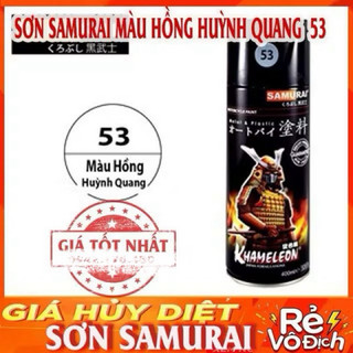 SƠN SAMURAI MÀU HỒNG HUỲNH QUANG - SAMURAI 53 CAO CẤP