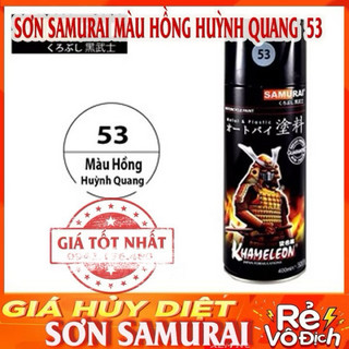 SƠN SAMURAI MÀU HỒNG HUỲNH QUANG - SAMURAI 53 CAO CẤP