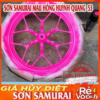 SƠN SAMURAI MÀU HỒNG HUỲNH QUANG - SAMURAI 53 CAO CẤP