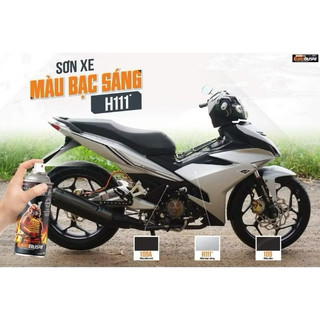 SƠN SAMURAI MÀU BẠC SÁNG H111