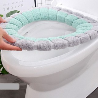  Miếng Lót Bồn Cầu Miếng Bọc Bệ Ngồi Toilet Giữ Ấm Vào Mùa Đông Chất Liệu Nỉ Bông 