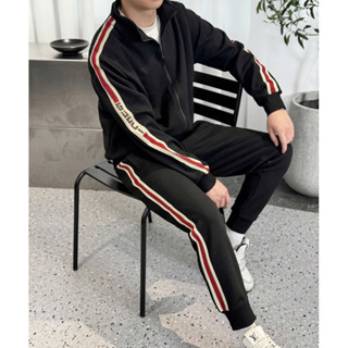 ( Xả Kho ) Bộ Nỉ Nam Khoá Kéo Củ Chi Hoạ Tiết Vân Mix Sọc Đỏ, Hàng Siêu Cấp Ôm Xả Tận Xưởng QC Giá Cực Sốc