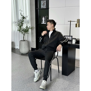 ( Xả Kho ) Bộ Nỉ Nam Khoá Kéo 1V Hoạ Tiết Monogram Đặc Trưng, Hàng Siêu Cấp Ôm Xả Tận Xưởng QC Giá Cực Sốc