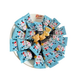 2 GÓI BÁNH GẤU NHÂN SỮA CHUA, GÓI 313g MÀU XANH DƯƠNG, COMBO 2 GÓI