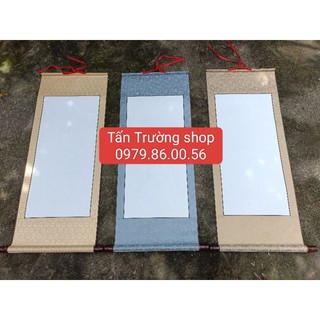 Giấy biểu lụa viết thư pháp kt 40*100