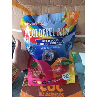 Kẹo ô mai Colorful Plum MIX vị gói 408gr